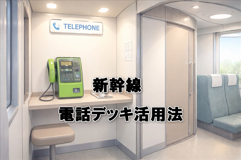 新幹線の電話デッキ活用ガイド