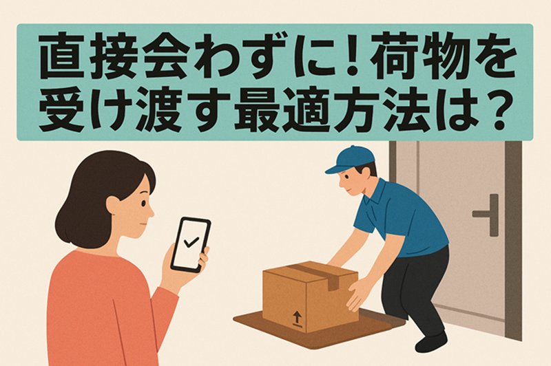直接会わずに！荷物を受け渡す最適方法とは？
