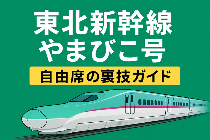 東北新幹線やまびこ号自由席の裏技ガイド