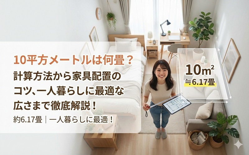 10平方メートルは何畳
