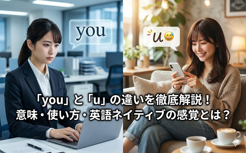 「you」と「u」の違い